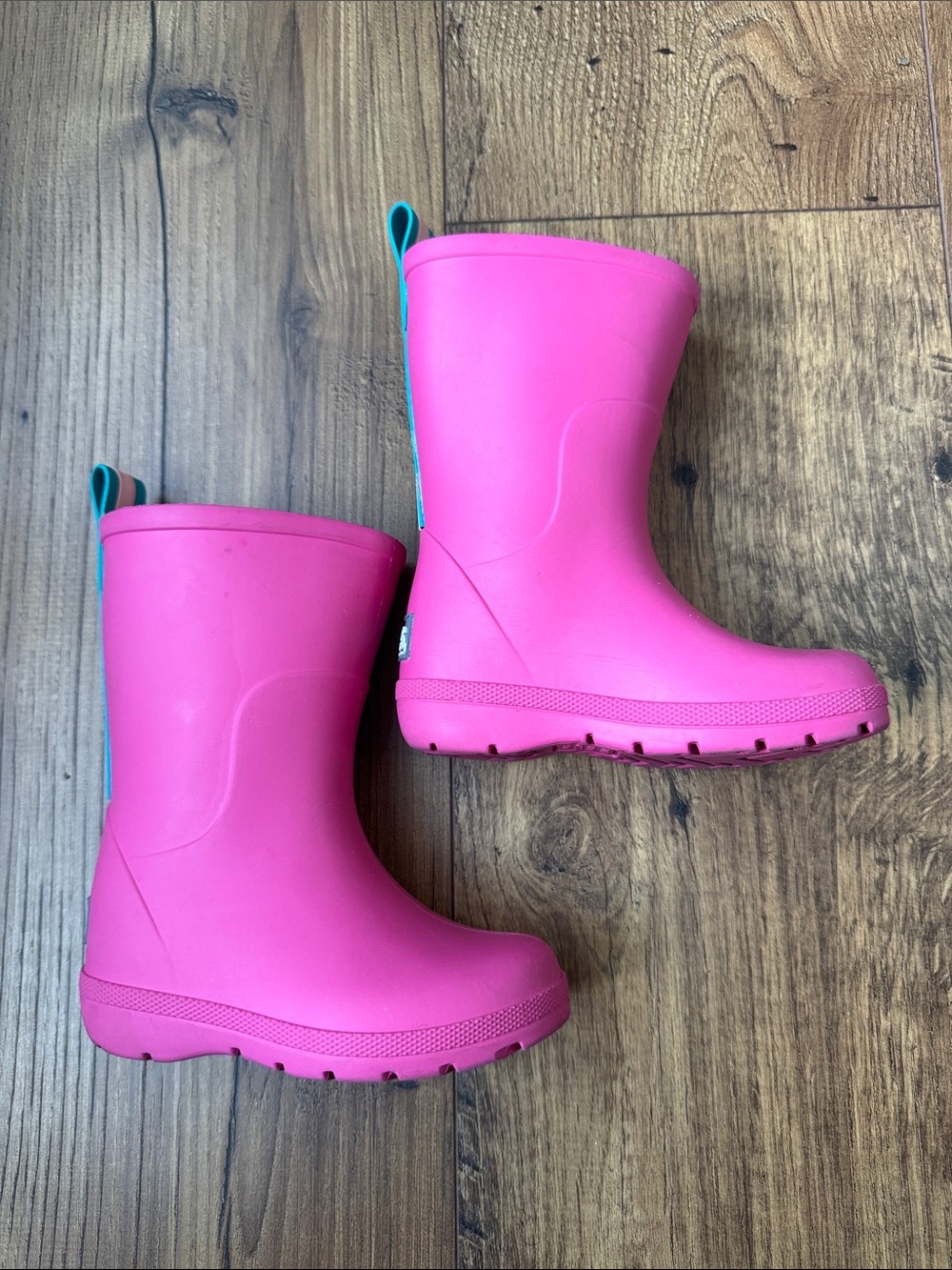 Totes toddler pink rain boots, size 5-6